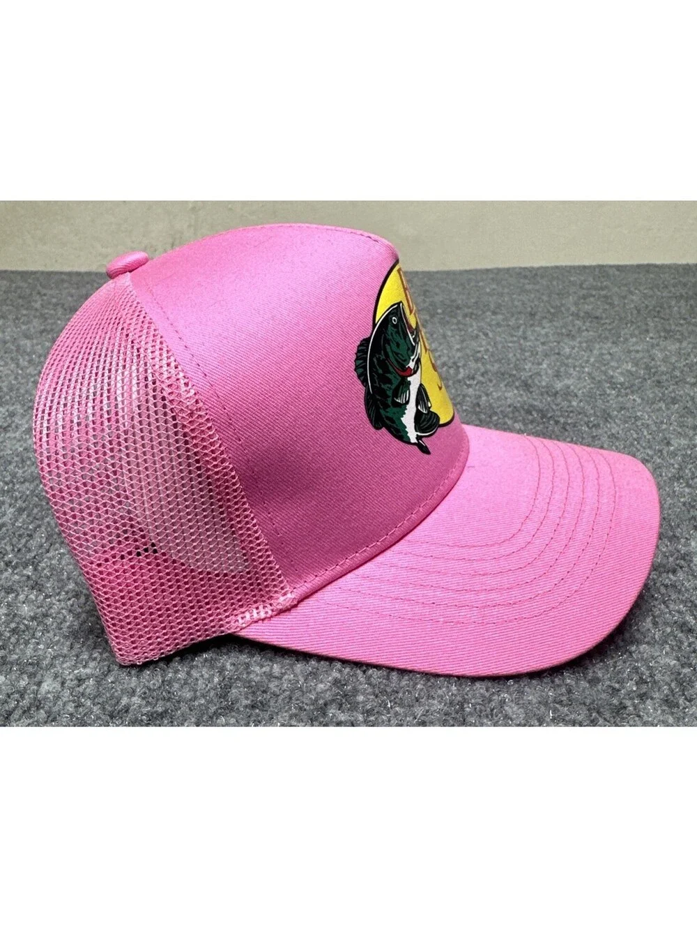 Bass Pro Shops Mesh Hat Cap Adjustable Snapback Trucker Fishing Baseball Outdoor